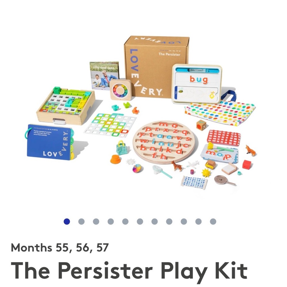 Lovevery Educational Persister Play Kit - Multicolor, Month 55-57 - NWT